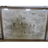 Framed Print - Illustrated Map of South Molton