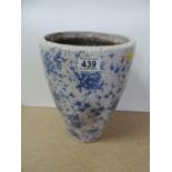 Blue and White Crackle Glazed Vase