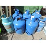 Large quantity of Gas Bottles - Some Full