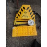 Caravan Chocks, Wheel Clamp etc