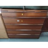 70s Chest of Five Drawers