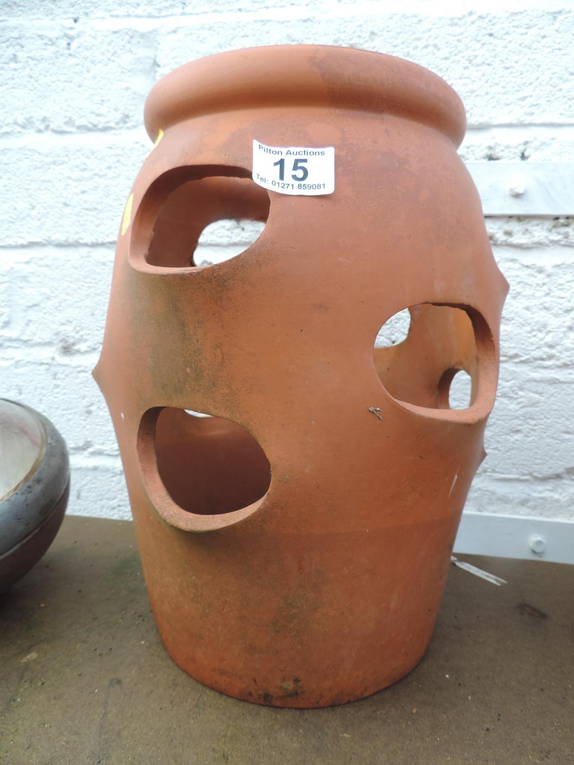 Terracotta Strawberry Planter