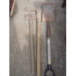 Garden Tools and Sledge Hammer