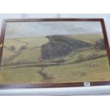 Signed Framed Oil on Canvas - Hunting Scene