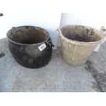 Cast Iron Cooking Pot and Bucket