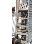 Folding Wooden Step Ladders