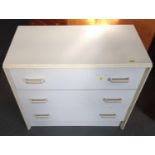 Modern Three Drawer Chest of Drawers