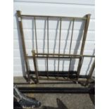 Brass and Iron Single Bed