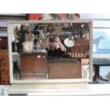 Painted Decorated Dressing Table Mirror