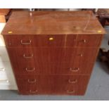 Retro Chest of Five Drawers - A/F