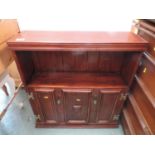 Mahogany Stained Pine Cabinet