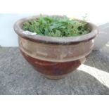 Glazed Garden Planter