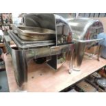 2x Stainless Steel Commercial Chaffing Dishes