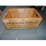Wooden Trug - Hogwarts School