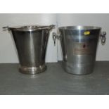 2x Champagne Buckets - One Heidsieck