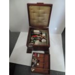 Sewing Box and Contents