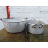 2x Aluminium Cooking Pots