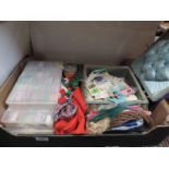 Box of Sewing Items