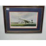 Framed Print - Concorde at Farnborough