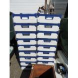 Large quantity of Plastic Storage Trays