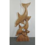 Treen Dolphin Ornament