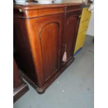 Victorian Mahogany Two Door Cupboard