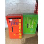 Stamp Vending Box and Phone Card Vending Box - Both with Keys