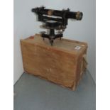 Theodolite in Wooden Case