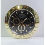 Rolex Dealer Display Clock to Replicate Oyster Perpetual Cosmograph