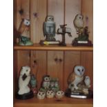 Quantity of Owl Ornaments to include Leonardo