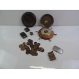 Players Ashtray, Various Lighters and Barometer etc