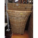 Wicker Wall Mounted Baguette Basket