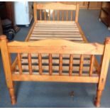 Pine Single Bed Frame