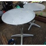 Pair of Bistro Tables with Folding Tops