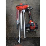 Strimmer with Various Attachments