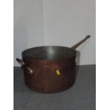 Large Heavy Copper Pan