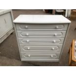 Modern Five Drawer Chest of Drawers