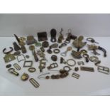 Brassware, Enamel Badge and Cigarette Case etc