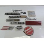 Various Car Badges