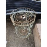 Two Tier Wire Plant Stand
