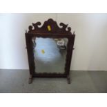 Mahogany Swing Mirror