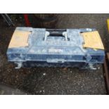Plastic Tool Box and Contents