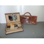 Leather Vanity Case and Other