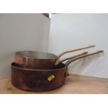 3x Copper Pans