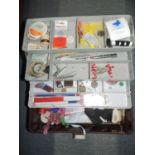 Plastic Box and Contents - Sewing