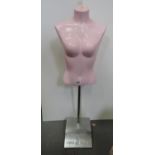 Pink Mannequin on Stand