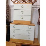 Modern Bedroom Furniture - Chest of Drawers Bedside and Laundry Box