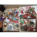 Box of Christmas Decorations