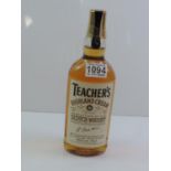 Bottle of Teachers Whisky