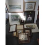 Framed Pictures to include Various Watercolours